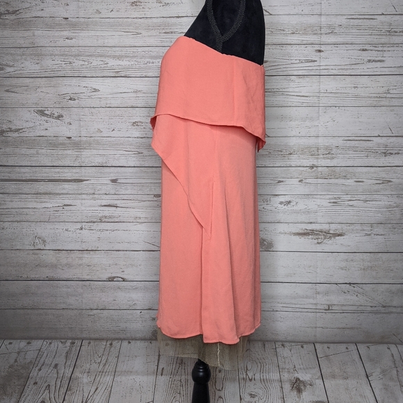 bcbg runway • fei fei strapless crepe dress - Picture 6 of 9